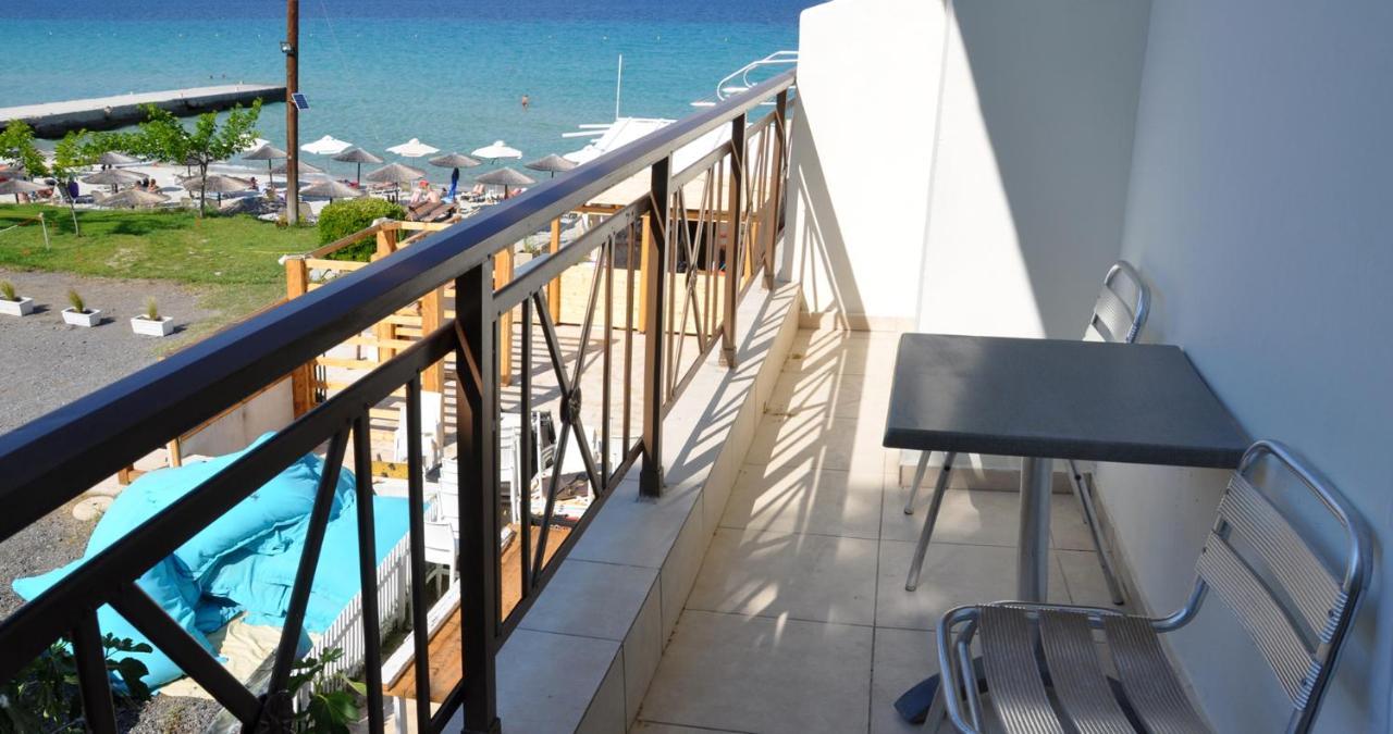 Coralli Beach Studios-Apartments Kallithea  Bagian luar foto