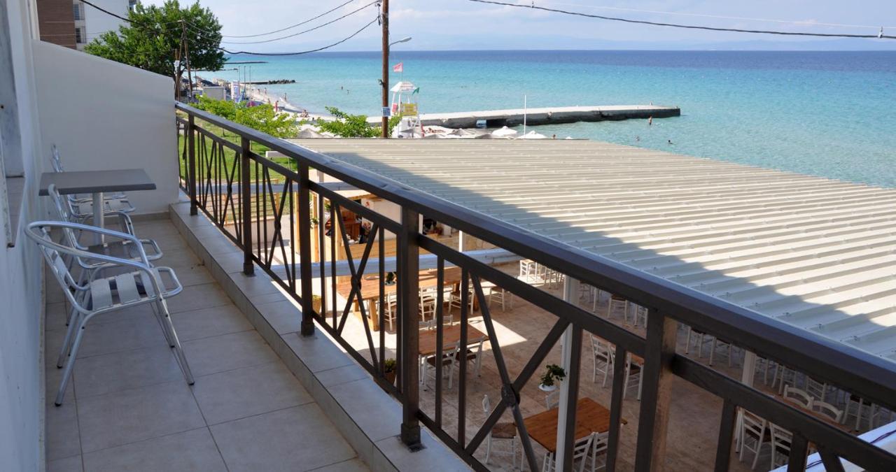 Coralli Beach Studios-Apartments Kallithea  Bagian luar foto